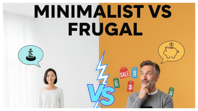 Frugal Living vs Minimalism: What’s the Real Difference (and Which One Fits You Best)?