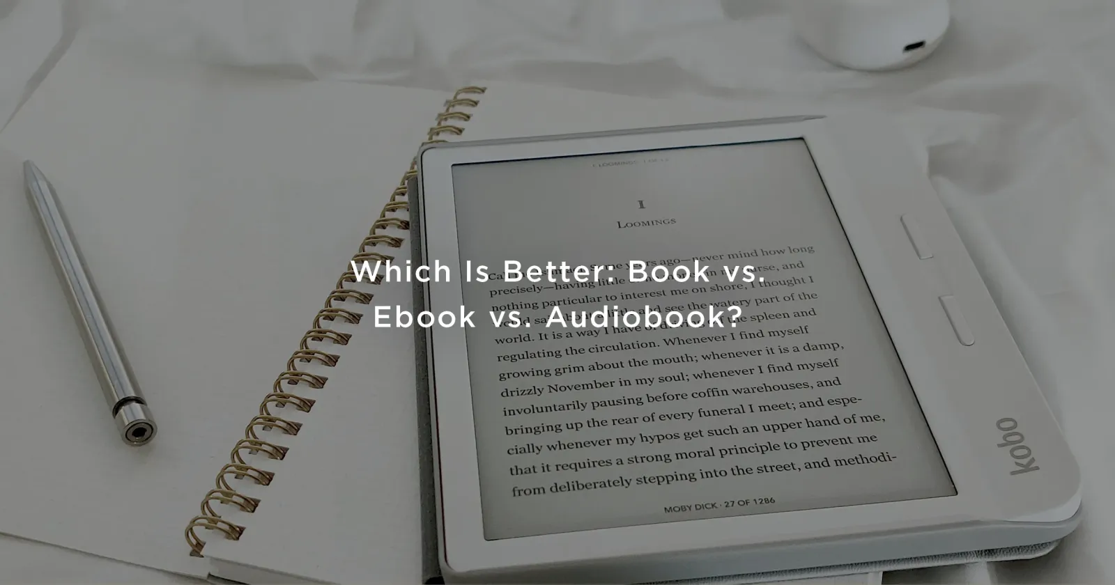 Books vs audiobooks