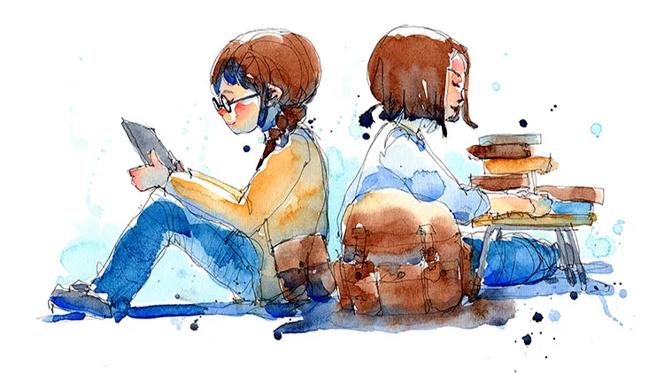 reading vs doing