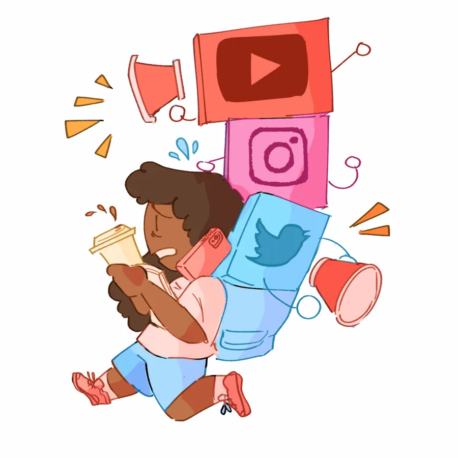 How does social media fuel hustle culture?