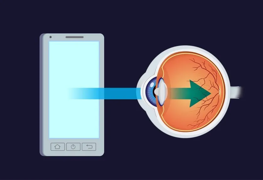 Does blue light from phones affect sleep?