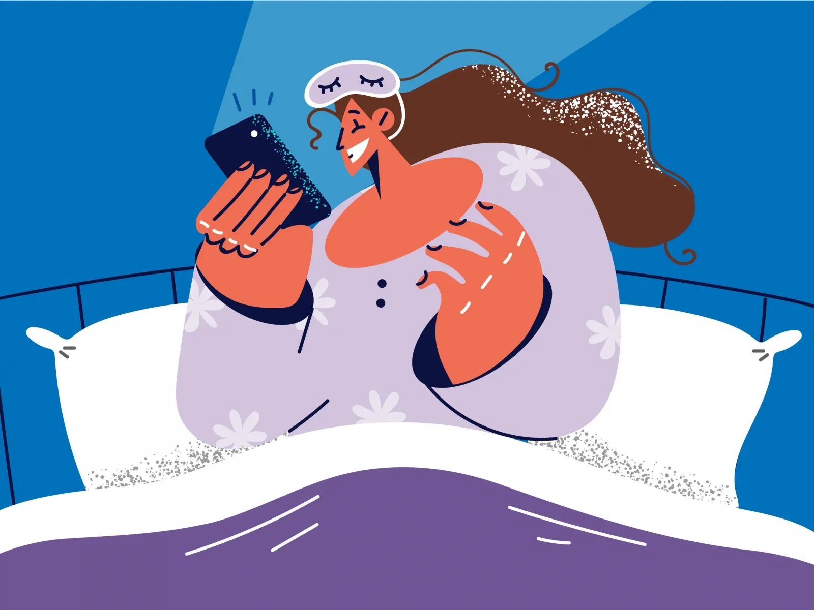 How can I break the habit of checking my phone before bed?